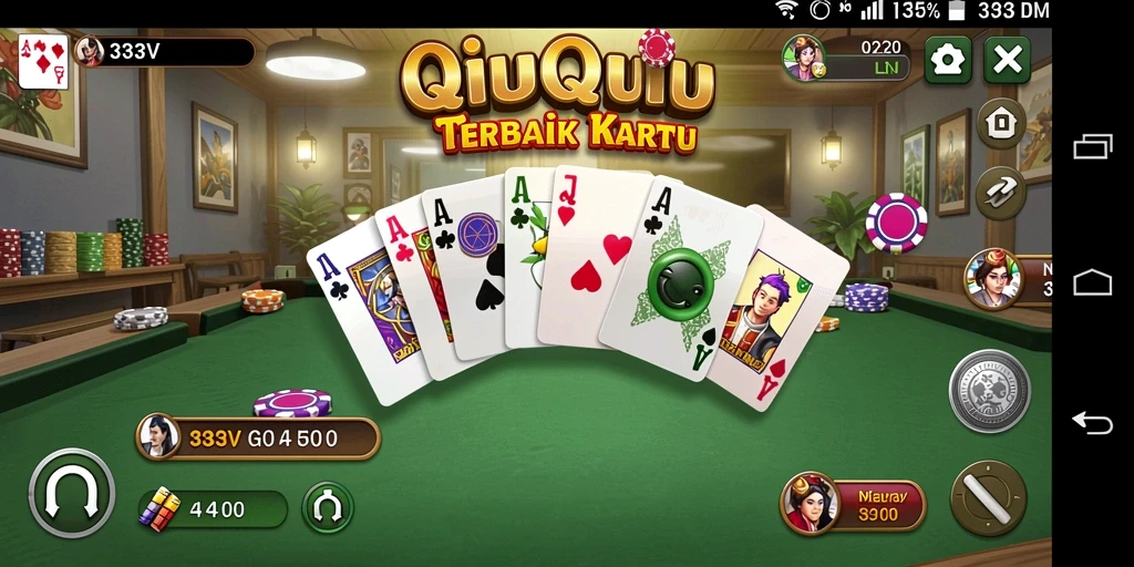 Screenshot gameplay QiuQiu yang seru di 333V.