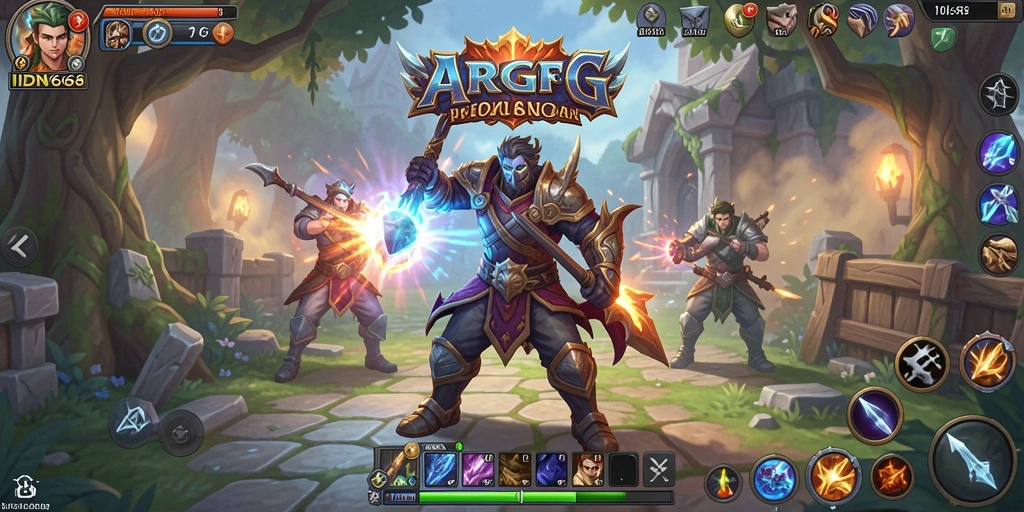 Tampilan gameplay seru dan aksi mendebarkan di IDN668.