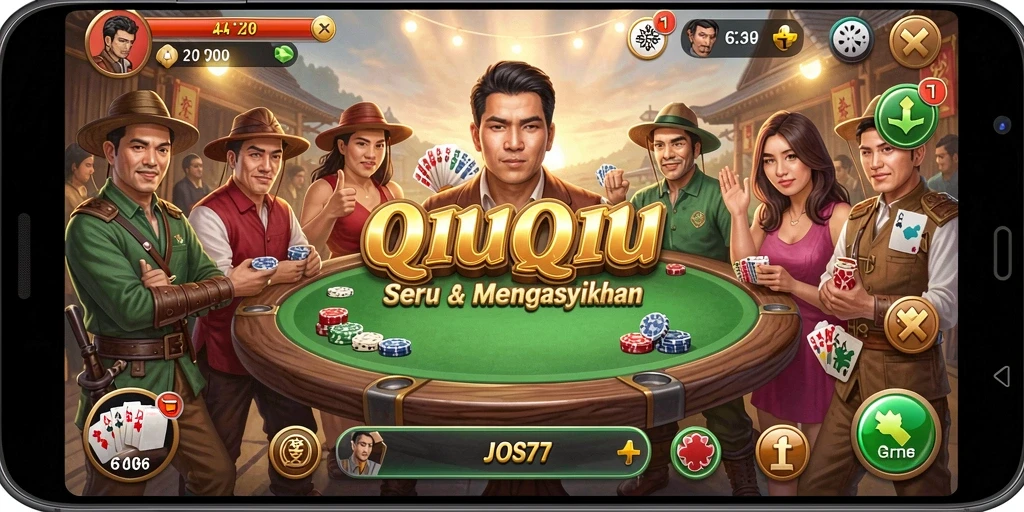Gameplay menarik QiuQiu yang mengasyikkan di JOS77.