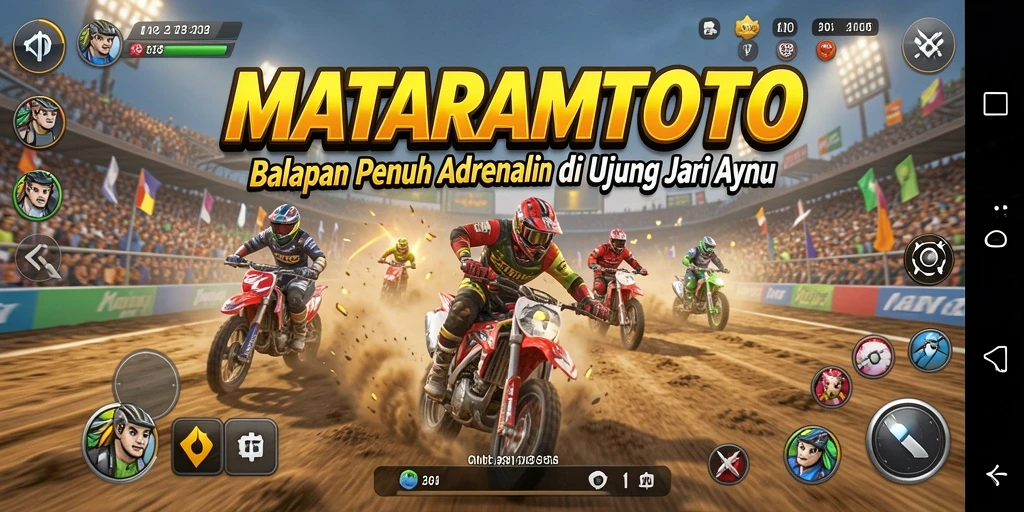Gameplay balapan seru di MATARAMTOTO menanti Anda.