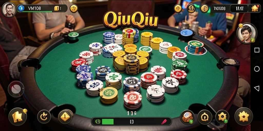 Gameplay seru QiuQiu dalam VM108 yang dinamis.